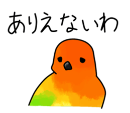 Sun Conure 2(birds) sticker #7123915