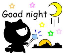 black cats (majic & japanese culture) sticker #7124473