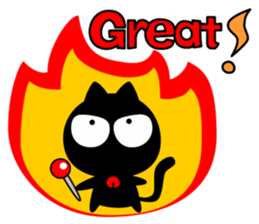 black cats (majic & japanese culture) sticker #7124496