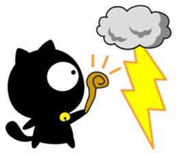 black cats (majic & japanese culture) sticker #7124501