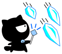 black cats (majic & japanese culture) sticker #7124502