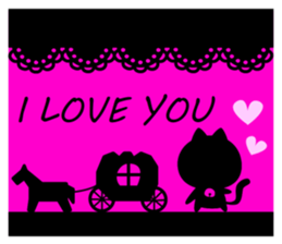 black cats (majic & japanese culture) sticker #7124509