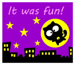 black cats (majic & japanese culture) sticker #7124511