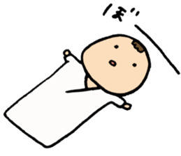 A baby and the family4 sticker #7125368