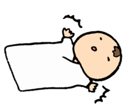 A baby and the family4 sticker #7125372