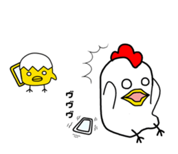 Birds Who cares sticker #7125605