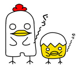 Birds Who cares sticker #7125611