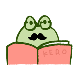 Mr. hige of a frog. sticker #7126262