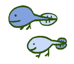 Mr. hige of a frog. sticker #7126270