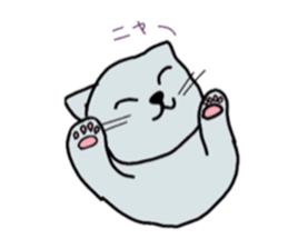 lovely cat  SHIRO  &  TORA sticker #7126997