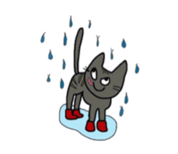 lovely cat  SHIRO  &  TORA sticker #7127005