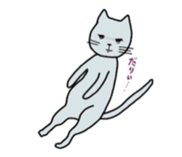 lovely cat  SHIRO  &  TORA sticker #7127009