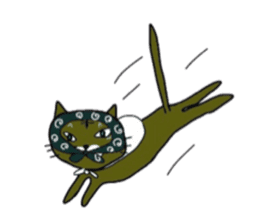 lovely cat  SHIRO  &  TORA sticker #7127011
