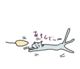 lovely cat  SHIRO  &  TORA sticker #7127018