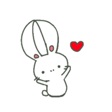 a small rabbit "CHIBI USA" sticker #7127113
