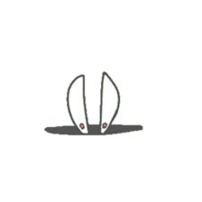 a small rabbit "CHIBI USA" sticker #7127128