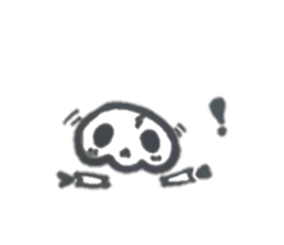 skeletons (skeleton kun) sticker #7127262