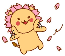 Sakura Lion sticker #7127272