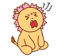 Sakura Lion sticker #7127279