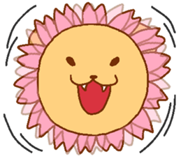 Sakura Lion sticker #7127283