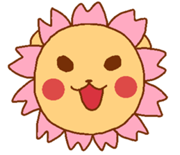Sakura Lion sticker #7127286