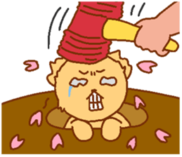 Sakura Lion sticker #7127291