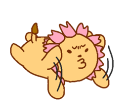 Sakura Lion sticker #7127299
