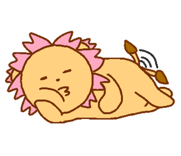 Sakura Lion sticker #7127302