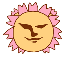 Sakura Lion sticker #7127304