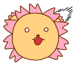 Sakura Lion sticker #7127306