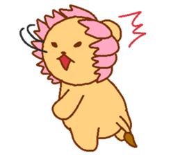 Sakura Lion sticker #7127307