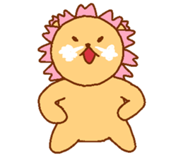 Sakura Lion sticker #7127308
