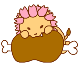 Sakura Lion sticker #7127309