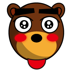 Black Eyebrows Bear 13