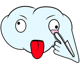 FUNNY NUVOLA sticker #7128333