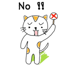 Talk with cat sticker #7128442