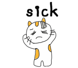 Talk with cat sticker #7128451