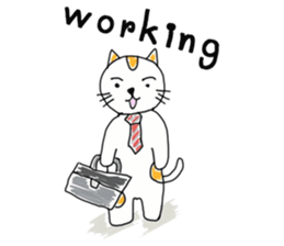 Talk with cat sticker #7128452