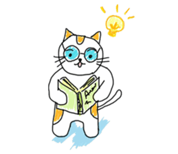 Talk with cat sticker #7128453