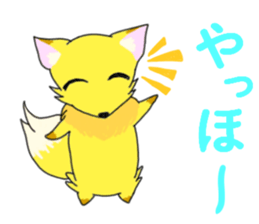 Fox and Raccoon dog sticker #7128472