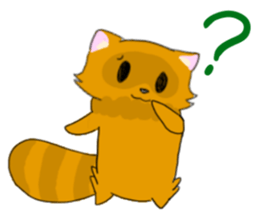 Fox and Raccoon dog sticker #7128494