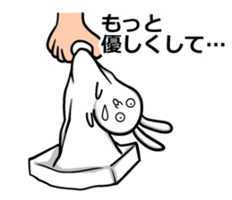 Dilemma of rabbit rice cake1.3 sticker #7129466