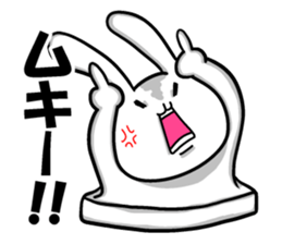 Dilemma of rabbit rice cake1.3 sticker #7129470