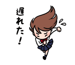 High school girls of Girls' High School sticker #7129638