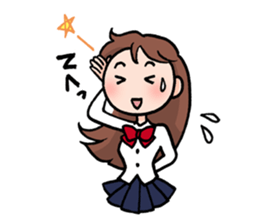 High school girls of Girls' High School sticker #7129641