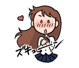 High school girls of Girls' High School sticker #7129654