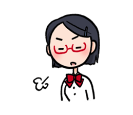 High school girls of Girls' High School sticker #7129657