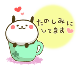 Panda Rabbit 1 sticker #7129716