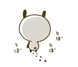 Panda Rabbit 1 sticker #7129723