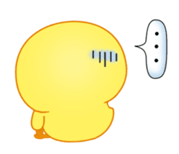 Chick with 40 emotion or pattern sticker #7130080